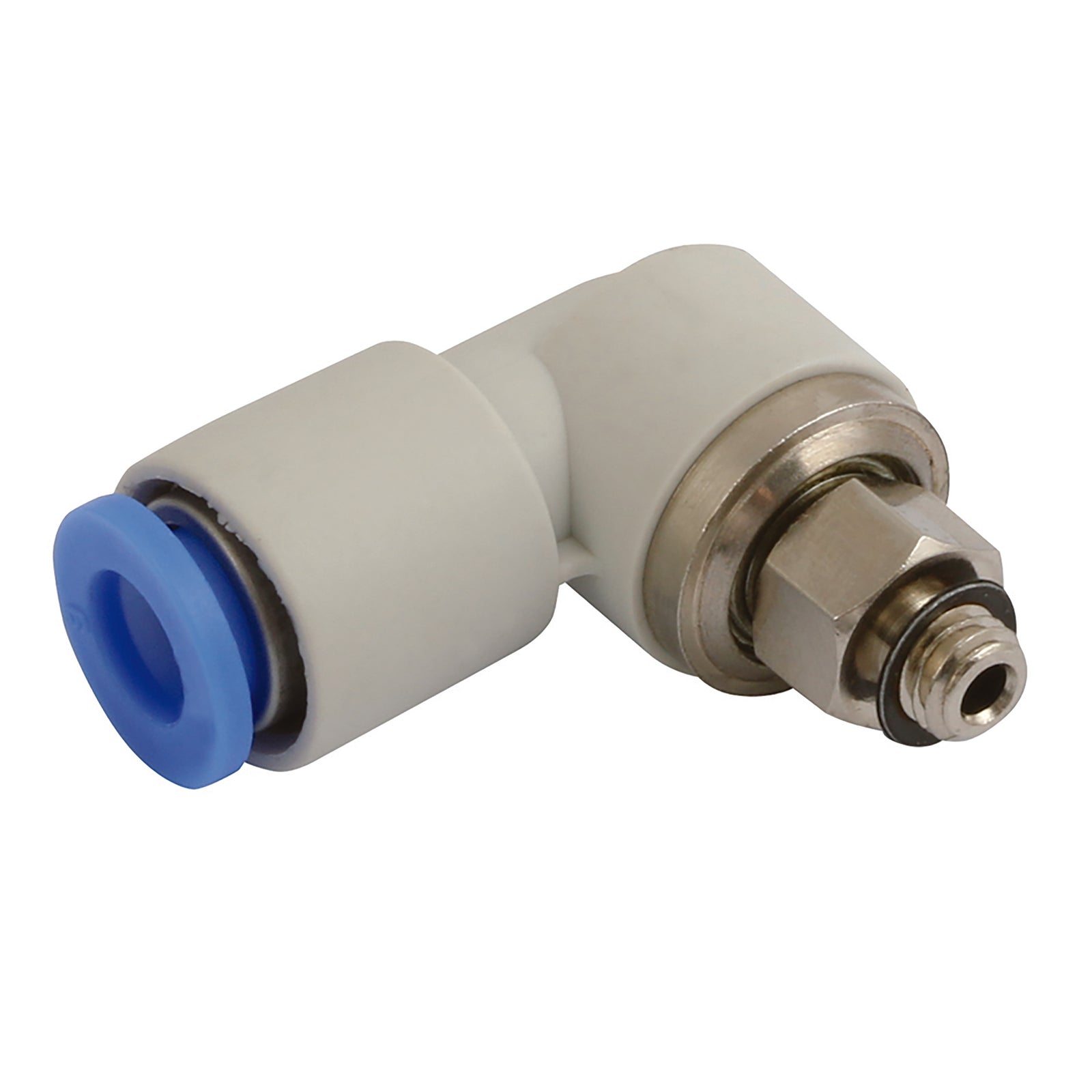 FT Pro KC-KSL06-M5 - M5X0.8 X 6mm OD Rotary Male Stud Elbow Vacuum