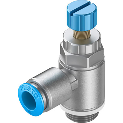 GRLA-3/8-QS-8-RS-D FLOW CONT VALVE; 534342 product image by Festo