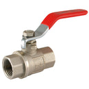 FT Pro EPS-101310 - 1/2" BSPP Brass Ball Valve Lever Handle Red Handle