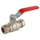 FT Pro EPS-102205 - 22 mm OD Brass Ball Valve Red Handle Wras