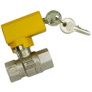 FT Pro BV76-12 - 1/2"BSPf Brass Ball Valve Lockable