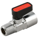 Aignep 6310-14-14 - 1/4"BSPT X 1/4"BSPf Brass Ball Valve Gas Mini