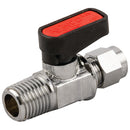 1/2"BSPT x 15mm OD BSPT Brass Ball Valve Gas Mini; 6350-12-15 product image by Aignep