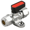 Aignep 6500-8 - 8mm OD Gas Mini Brass Ball Valve