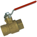 FT Pro BV50-12NPT - 1/2"BSP Brass Ball Valve Npt Lever Handle