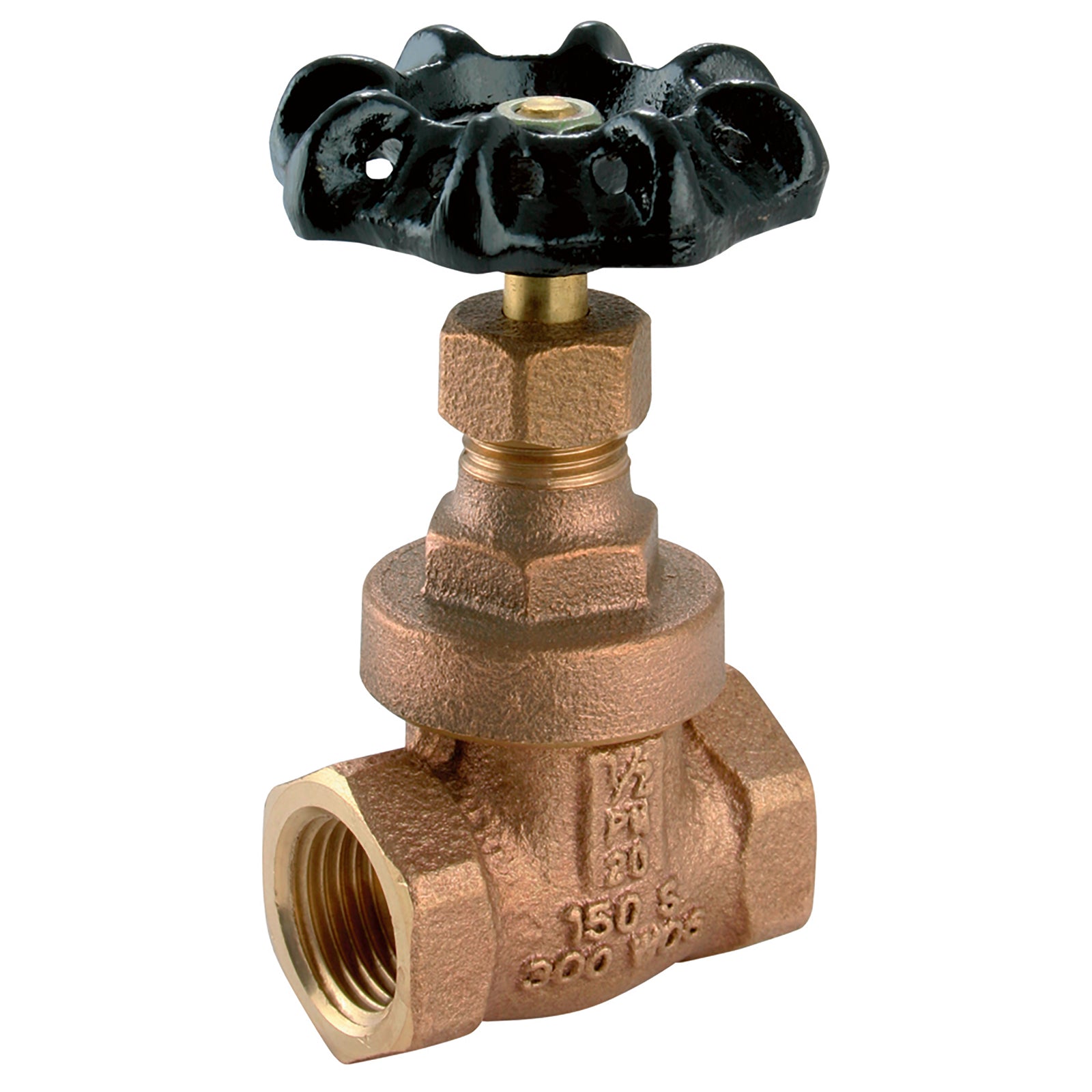 FT Pro GVBZ375HW-2 - 2" BSPT Fxf Bz Gate Valve Hand Wheel