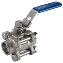 Haitima 3SW-2 - 2"BSP M/F 316 Ss Ball Valve Iso Top Mounting Pad