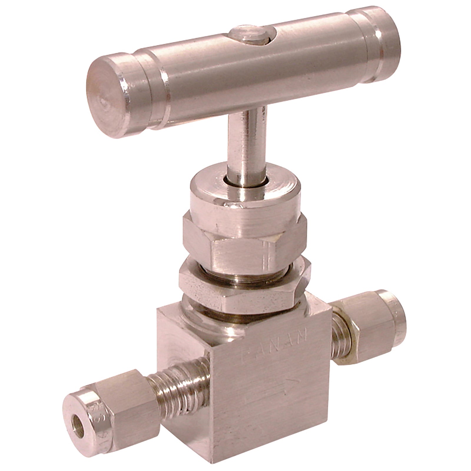 Panam NV6000-18 - 1/8" OD St.St. Needle Valve
