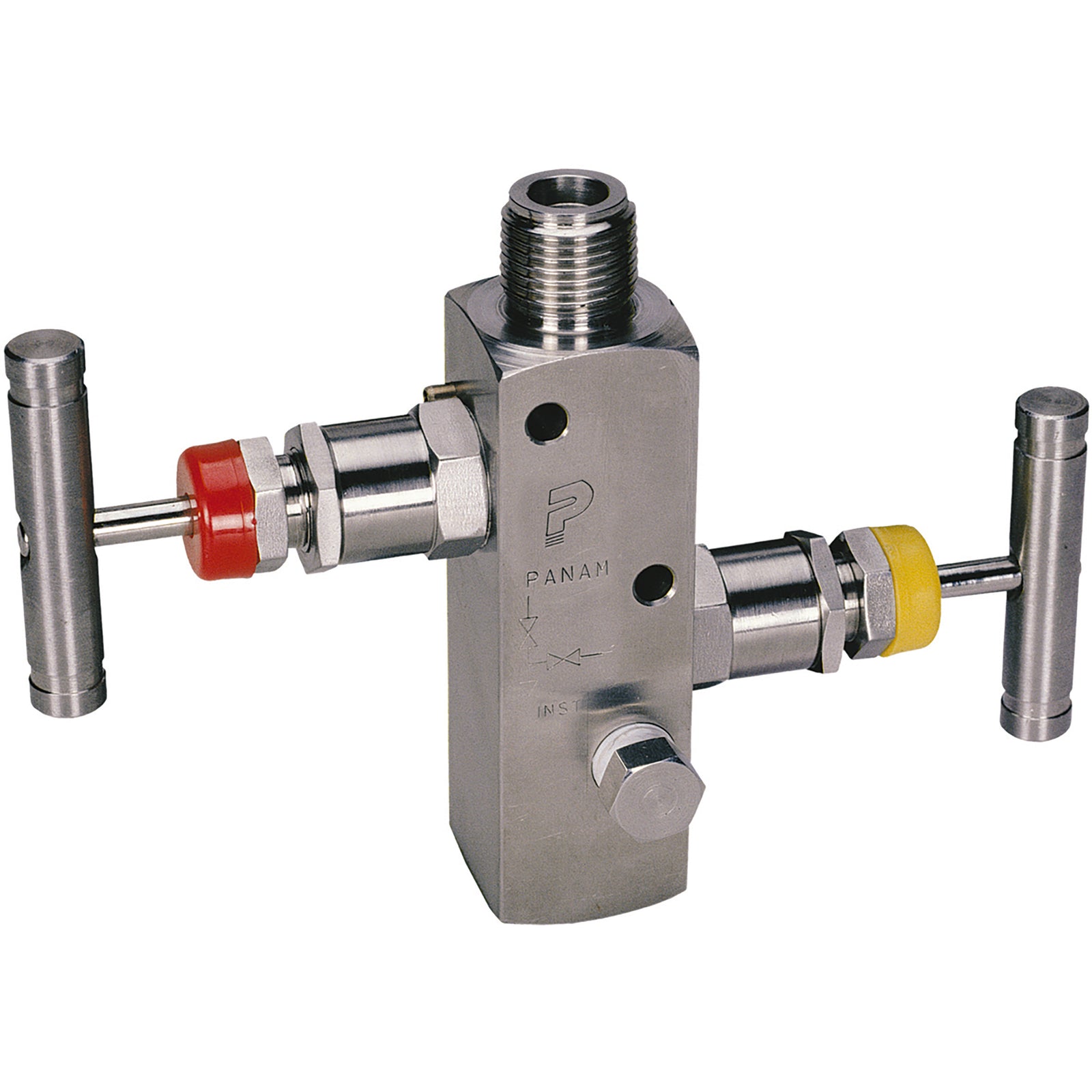 Panam P2VM-SS-8-RM - 2 Valve Manifold Remote Mount 1/2" Npt