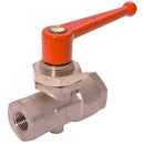 Parker Legris LE-0449 10 17 10 17 3/8"BSPf X 10mm 12mm OD Ball Valve 2/2 With Push-In