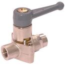 Parker Legris LE-6402 13 21 13 21 1/2"BSPf X 13mm 12mm OD Ball Valve 2/2 With Push-In