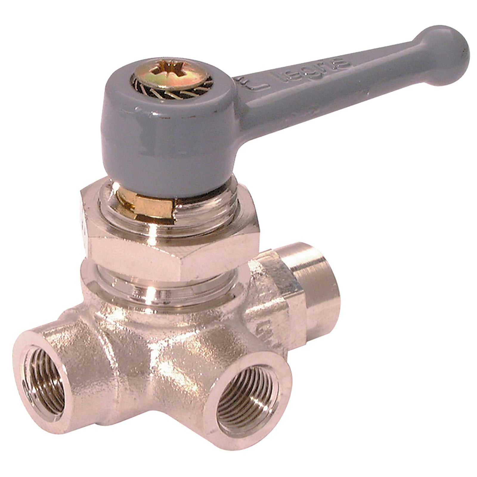 Parker Legris LE-0452 04 10 04 10 1/8"BSPf X 4mm OD Ball Valve Ni Plated