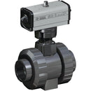 DN65 PVC BALL VALVE PNEU.ACTUATION; D613H090 product image by Omal