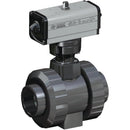 Omal D613H092 - Dn100 Pvc Ball Valve Pneu.Actuation
