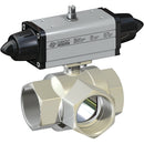 Omal S153H007 - 1.1/4"BSP Spring/Act Spr Return 3-Way L