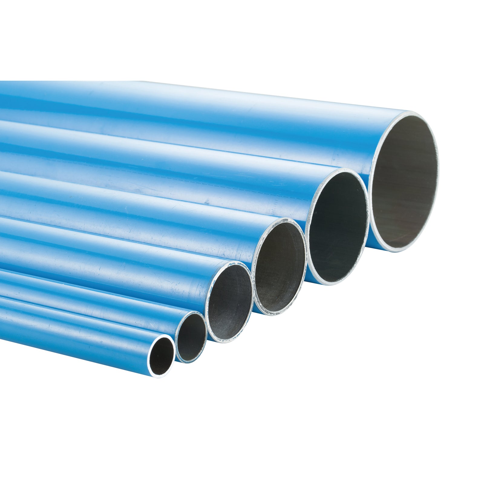 AIRpipe 2009 4063 00 4063 00 40mm Blue Aluminium Piping 2.9M