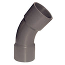 90MM UPVC 45° BEND MADE OF TUBE; EB-45-90-UPVC product image by Comer