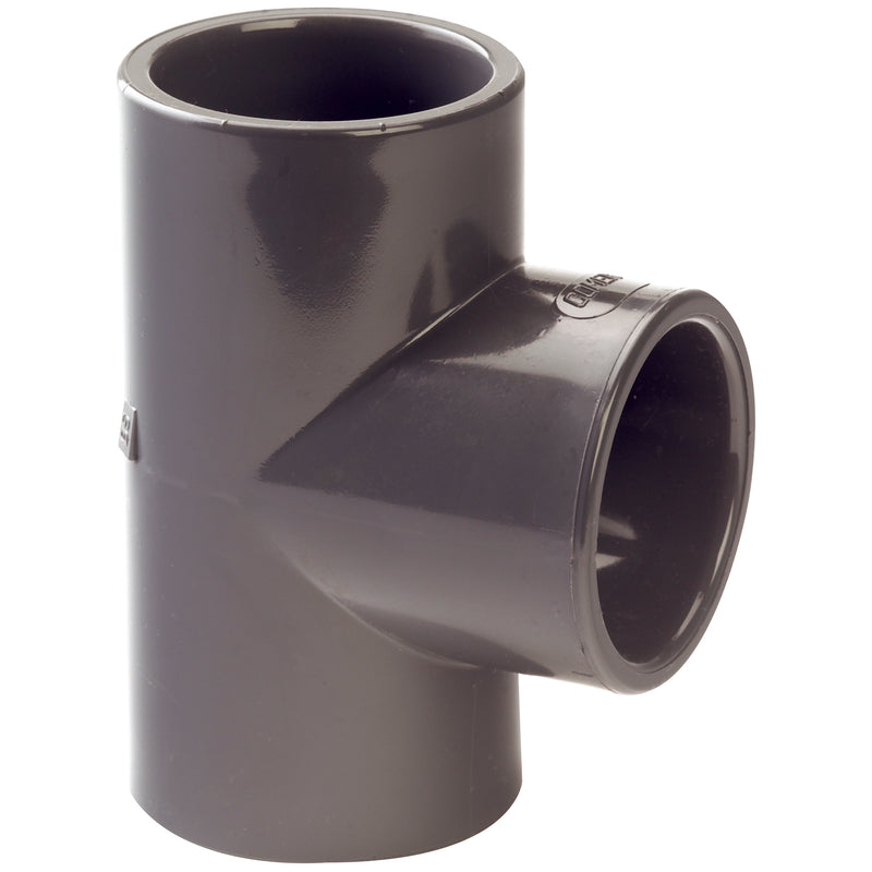 75MM UPVC EQUAL TEE; T-75-UPVC product image by Comer