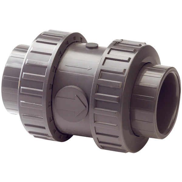 25MM UPVC PLAIN CHECK VALVE EPDM; DUCV-25-UPVC product image by Comer