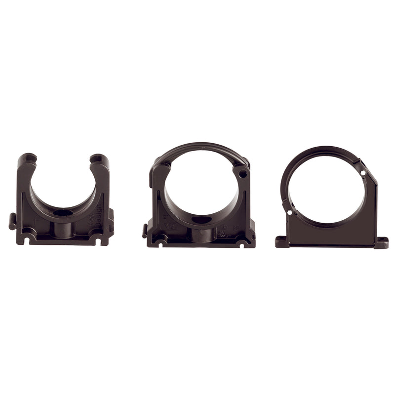 16MM BLACK PP INDUSTRAIGHTIAL PIPE CLIP; PPCLIP-16 product image by Comer