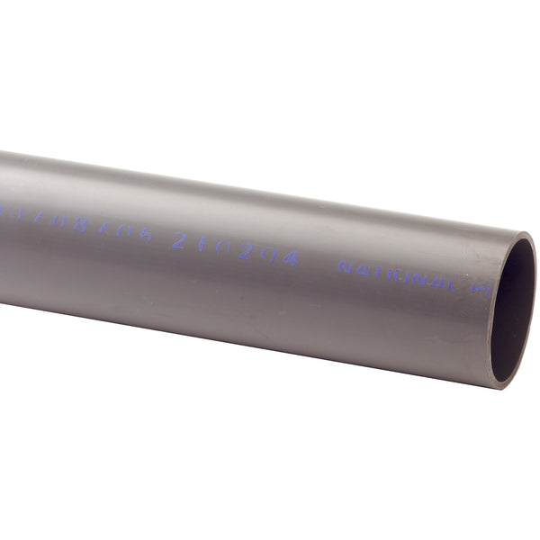 160MM UPVC PN16 PIPE PLA ENDS 6M; UPVC/TUBE-6-160 product image by Comer