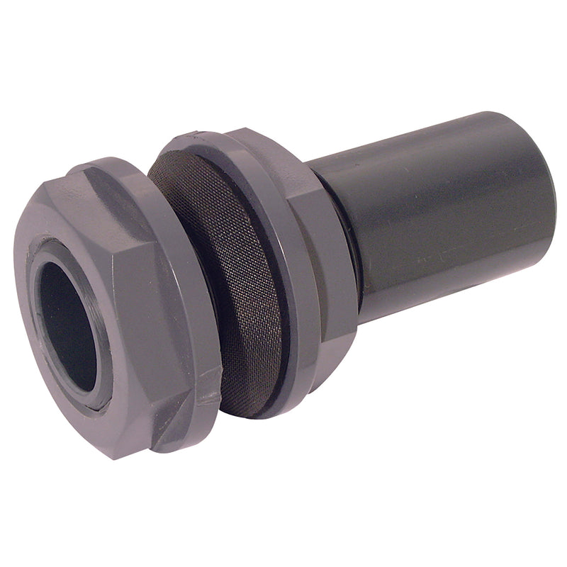 1/2" ID UPVC EQUALTANK CONNECTOR DGREY; TC93-12-UPVC product image by Comer