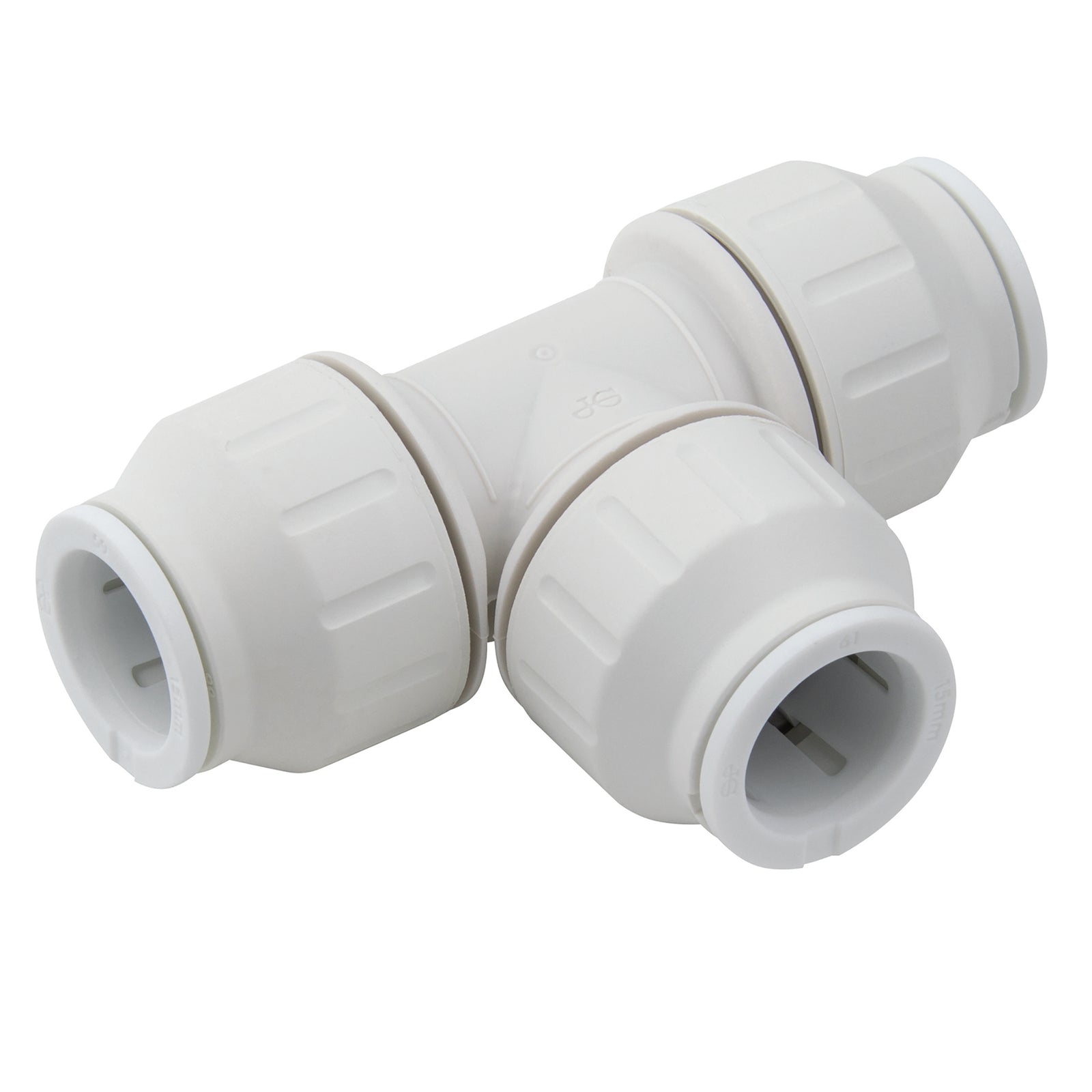 John Guest Speedfit PKM0215W - 15mm OD Tube Equal Tee