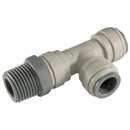 John Guest PI110802S - 1/4" BSPT Male X mm OD Tee