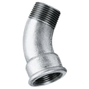 FT Pro MI40-114 - 1.1/4" BSPT/P Male/Fem 45° Bend Galvanised