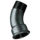 FT Pro MI40-12N - 1/2" BSPT/P Male/Fem 45° Bend Black