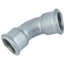FT Pro MI41-38 - 3/8" BSP Female 45° Equal Bend Galvanised