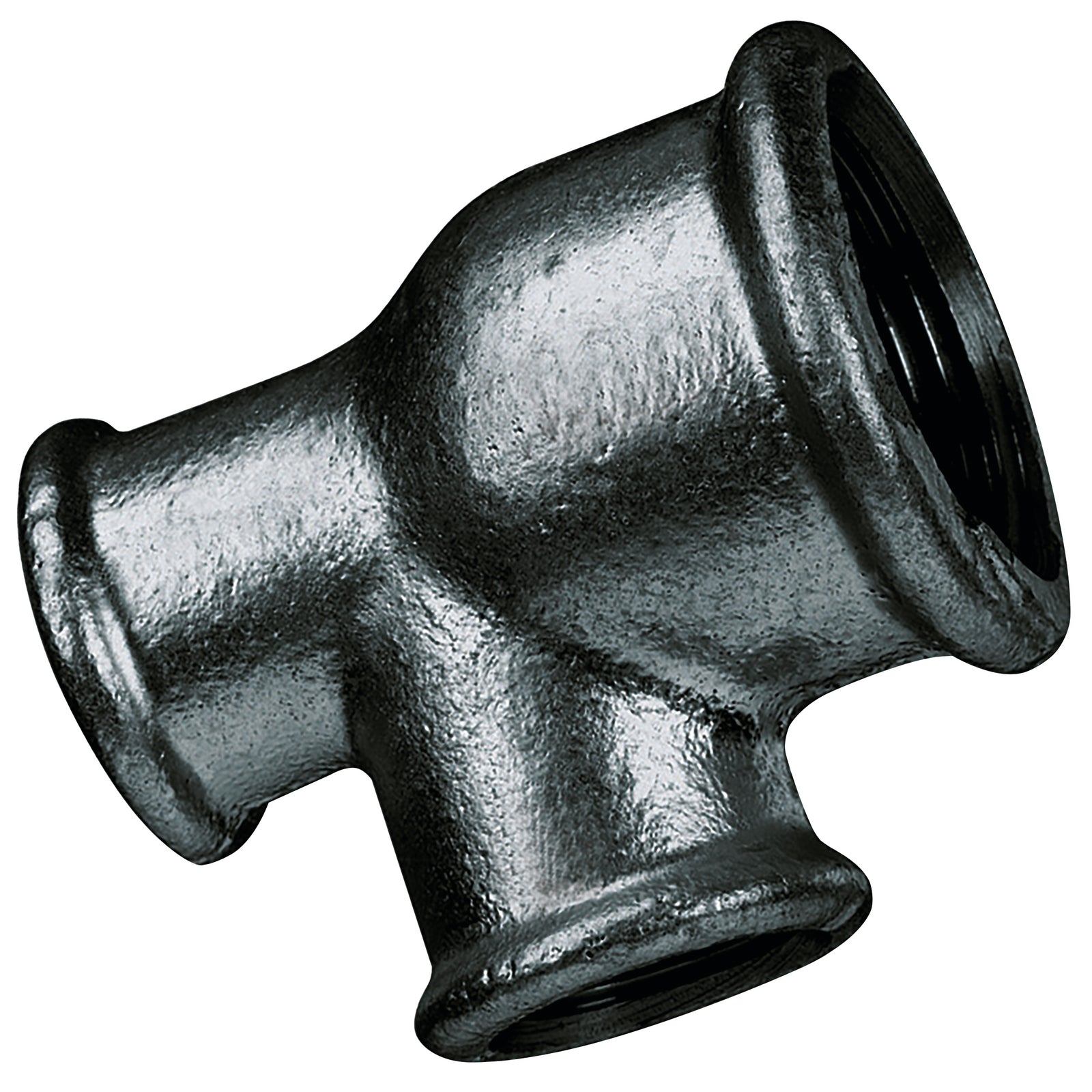 FT Pro MI130-1DN - 1X3/4X3/4Unequal Tee 90 Black