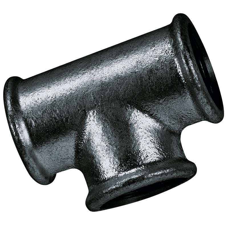 1/4"BSP F90 EQUAL TEE BLACK; MI130-14N product image by FT Pro