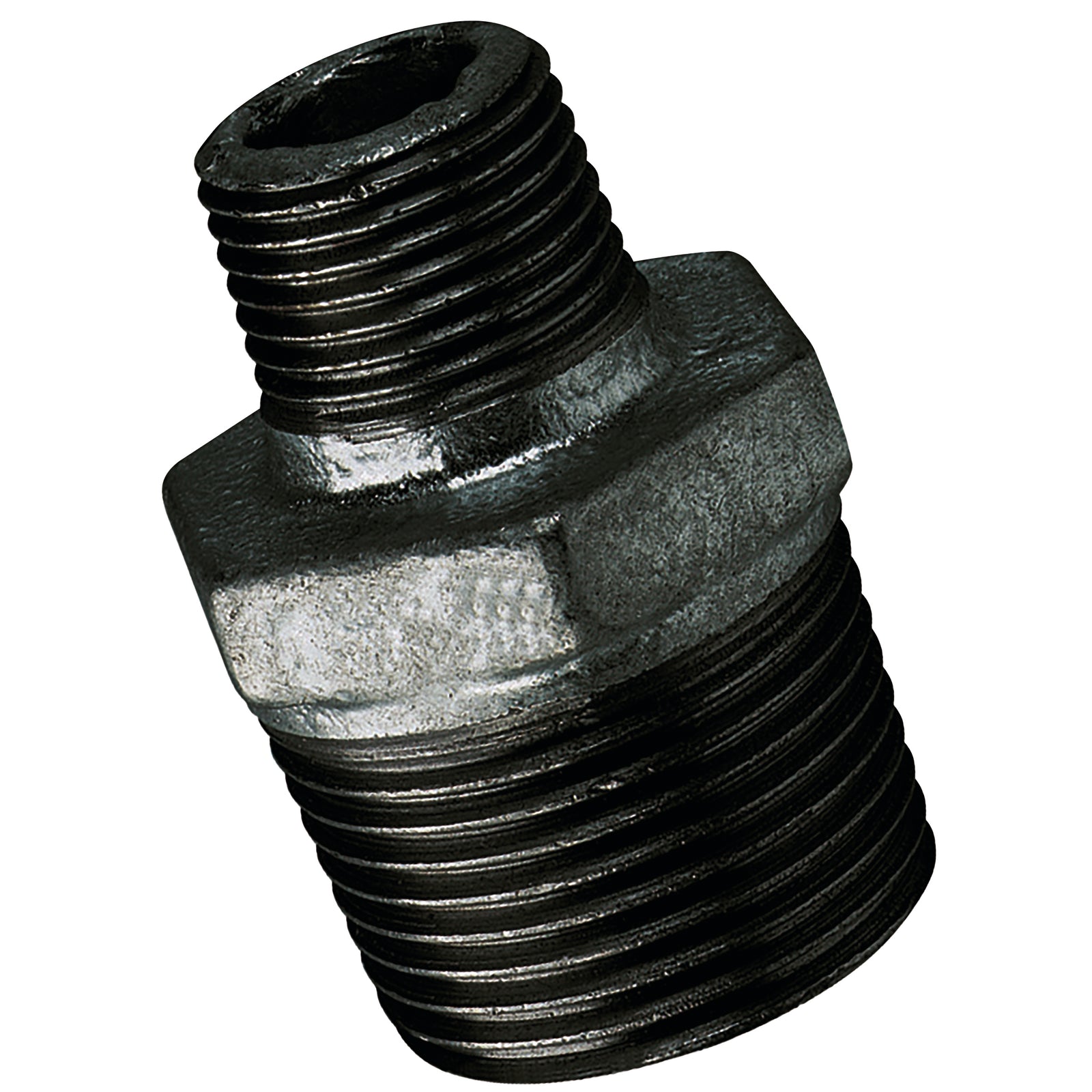 FT Pro MI245-112-1N - 1.1/2"X1" BSPT Male Hex Nipple Black