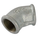 GF GF120-114 - 1.1/4"BSP Fem Equal 45° Elbow Galvanised 120G