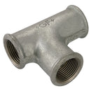 GF GF131-1-34-34 - 1"X3/4"X3/4"BSPP Pitcher Tee Galvanised 131G