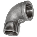 Crane C152-34-12 - 3/4"X1/2" BSPT M/Fem Elbow Fig152 Galvanised