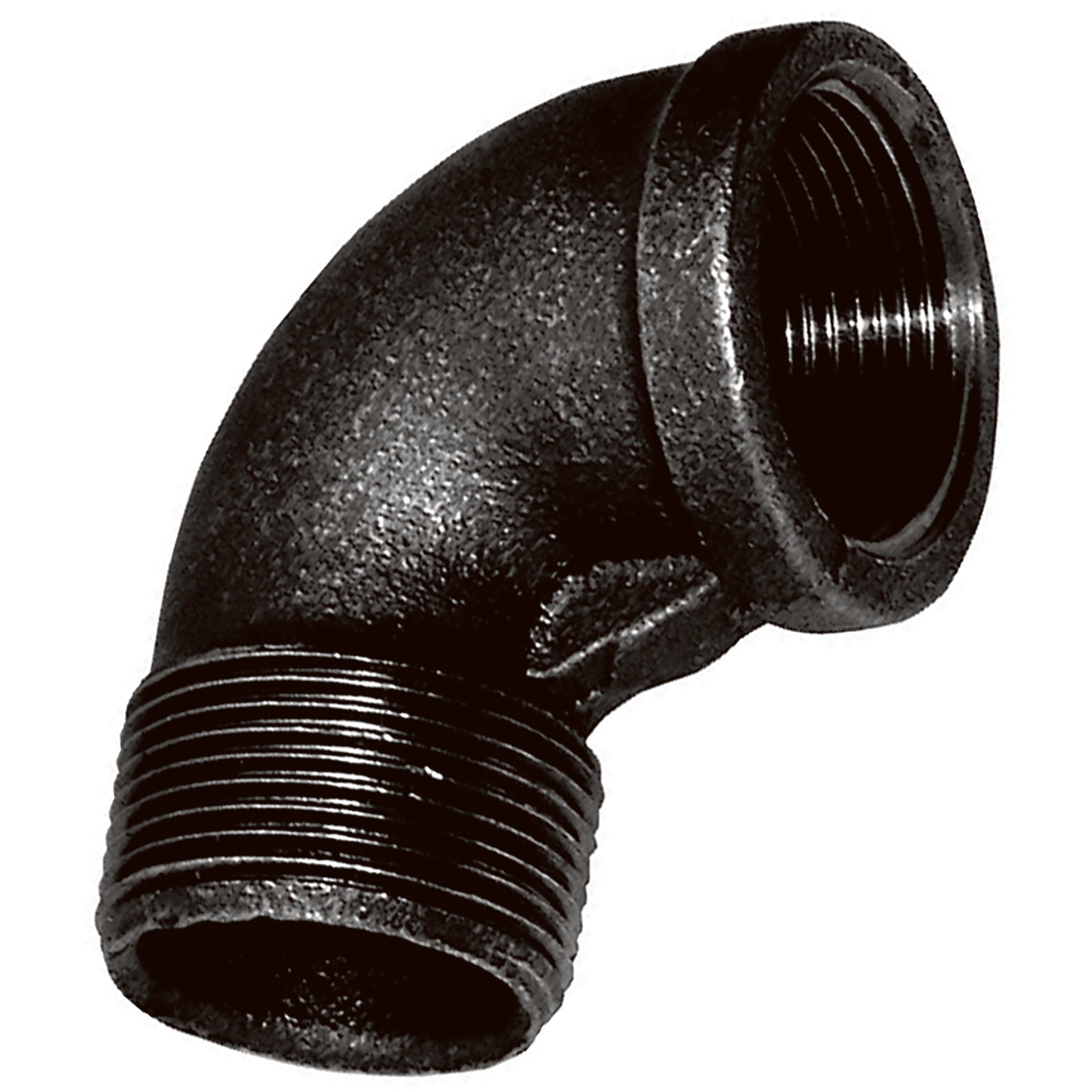 Crane C152-34-12N - 3/4"X1/2" BSPT M/Fem Elbow Fig152 Black