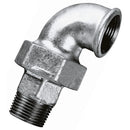 Crane C262-12 - 1/2" BSPT M/F 90 Union Fig262 Galvanised