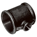 Crane C161-112-12N - 1.1/2"X1/2"X1.1/2"Blk.Red.Branch Te