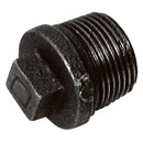 Crane C146-114N - 1.1/4"BSPT Male Beaded Solid Plug Black