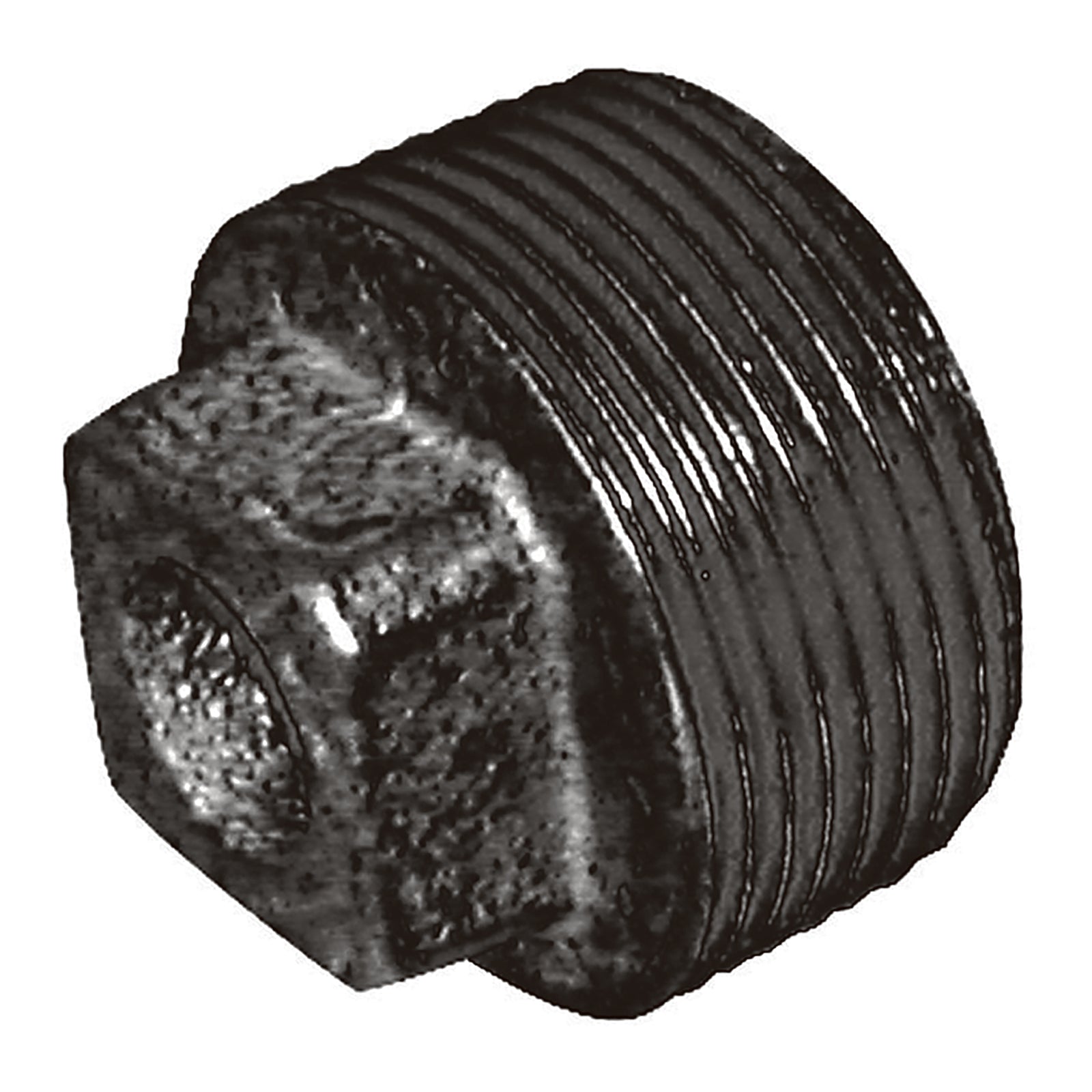 Crane C147-34N - 3/4" BSPT Male Hollow Plug Fig147 Black
