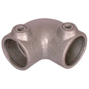 FT Pro PCLAMPS-125-2 - 2X46mm 2Way Elbow 90 Pipe Clamps H.Rail