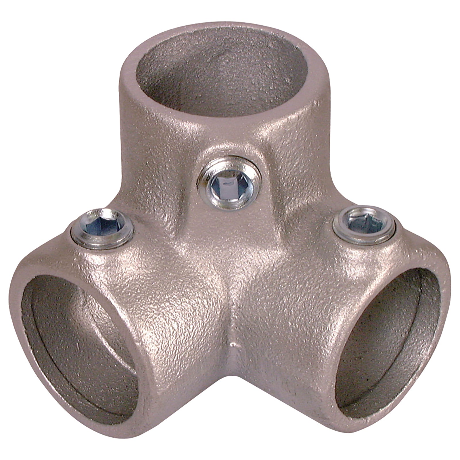 FT Pro PCLAMPS-128-3 - 3X60mm 3Way Elbow 90 Pipe Clamps H.Rail