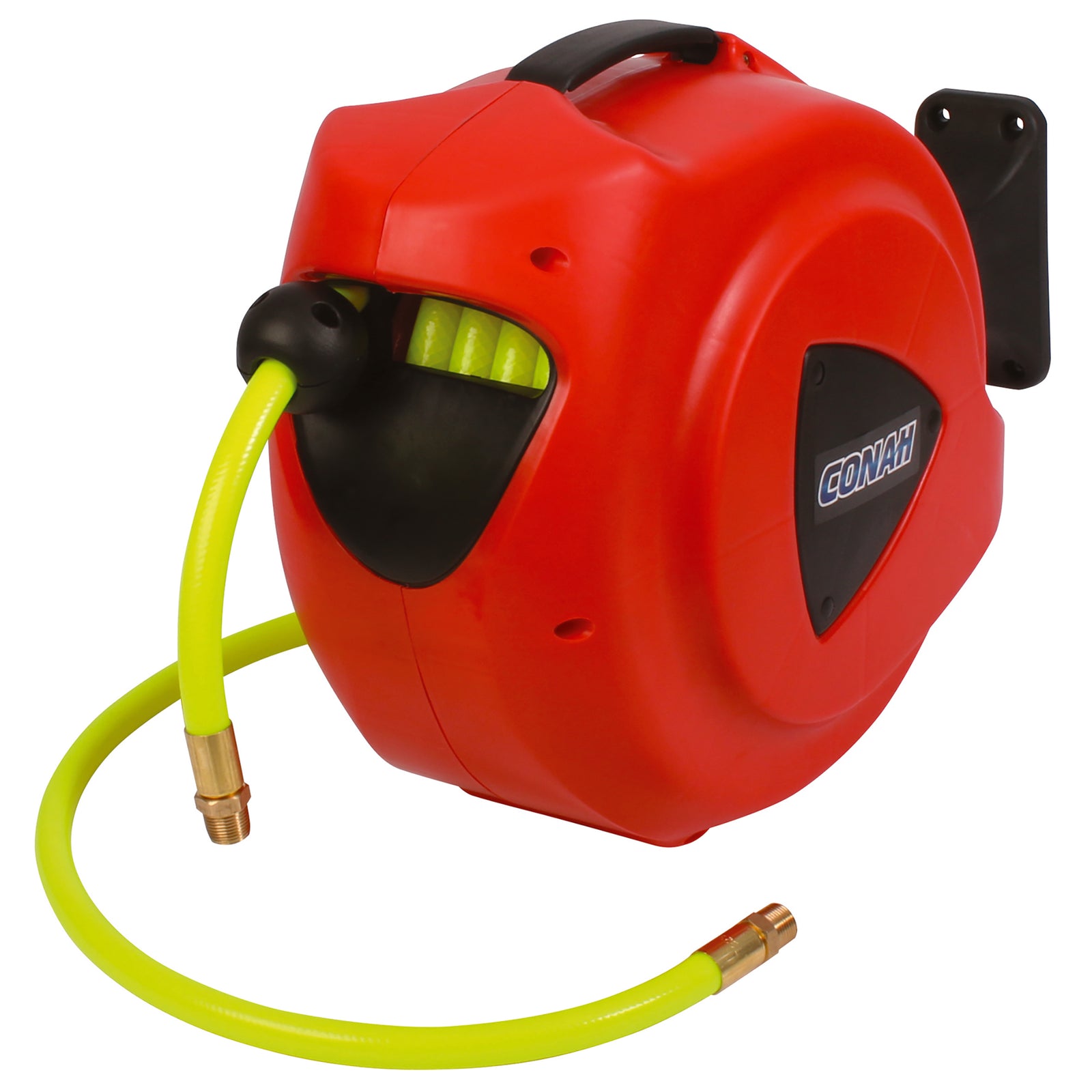 FT Pro ZA04-10B-HIVIS - Air And Water Hi Vis Hose Reel 3/8"X10M