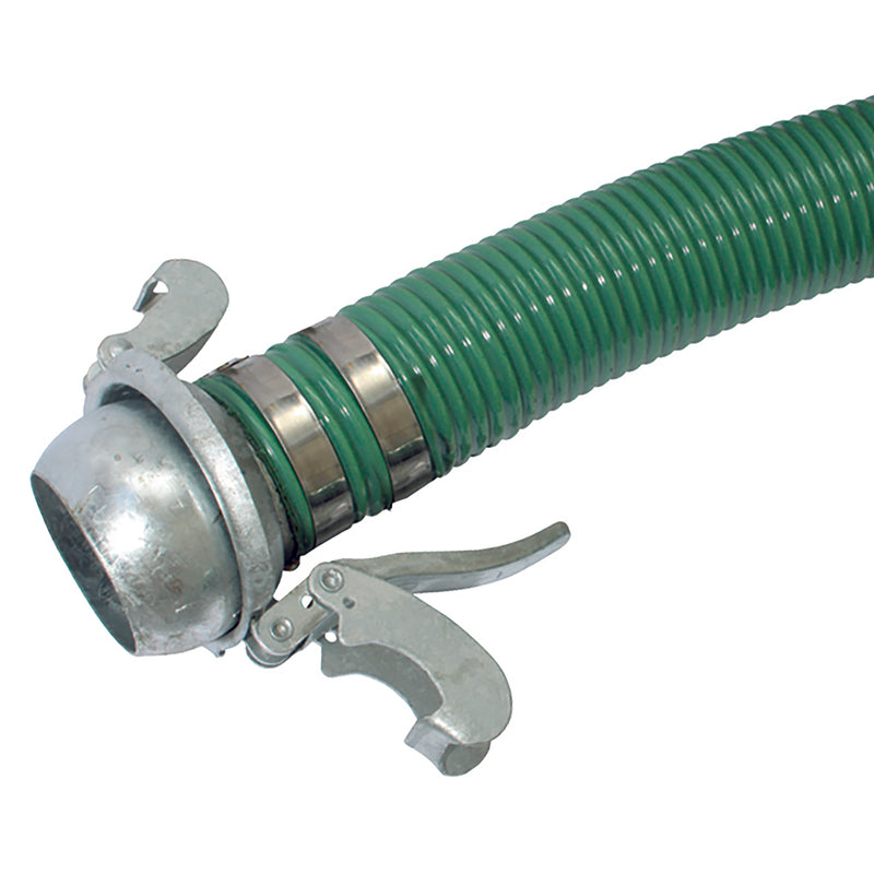 6MTR 8" GRN MEDIUM DUTY SUCTION C/W 8" BAUER M/F; GMDSLLC8-6M product image by Jaymac