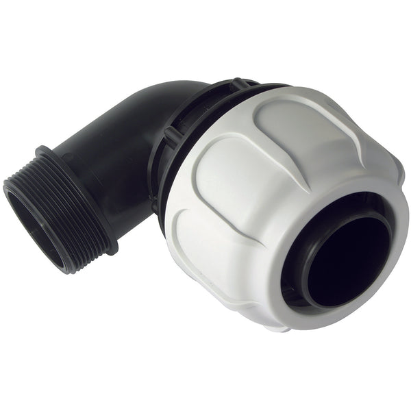 PP DN50X2" 90° ELBOW MALE FITTING; CMEHT-50-2 product image by Jaymac