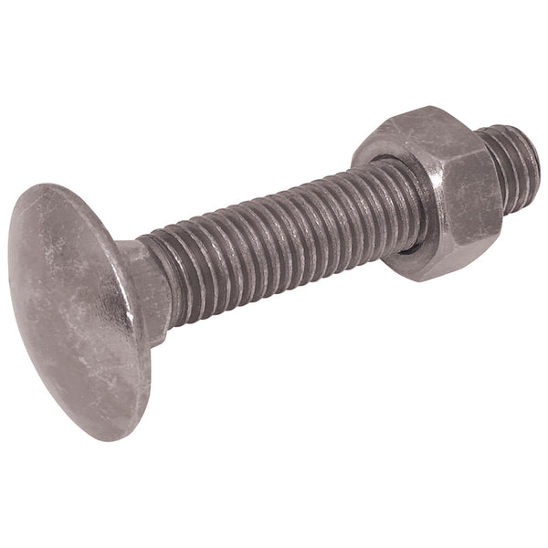 NUT AND BOLT M10 X 50 SQ RD HEX; NBM1050 product image by Jaymac