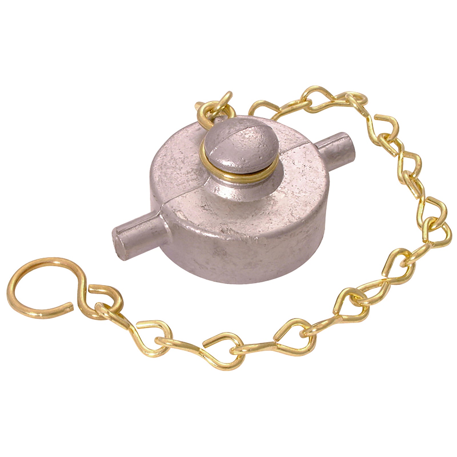 FT Pro ABCCBSP3 - 3" BSPP Fem Alloy Blank Cap And Chain