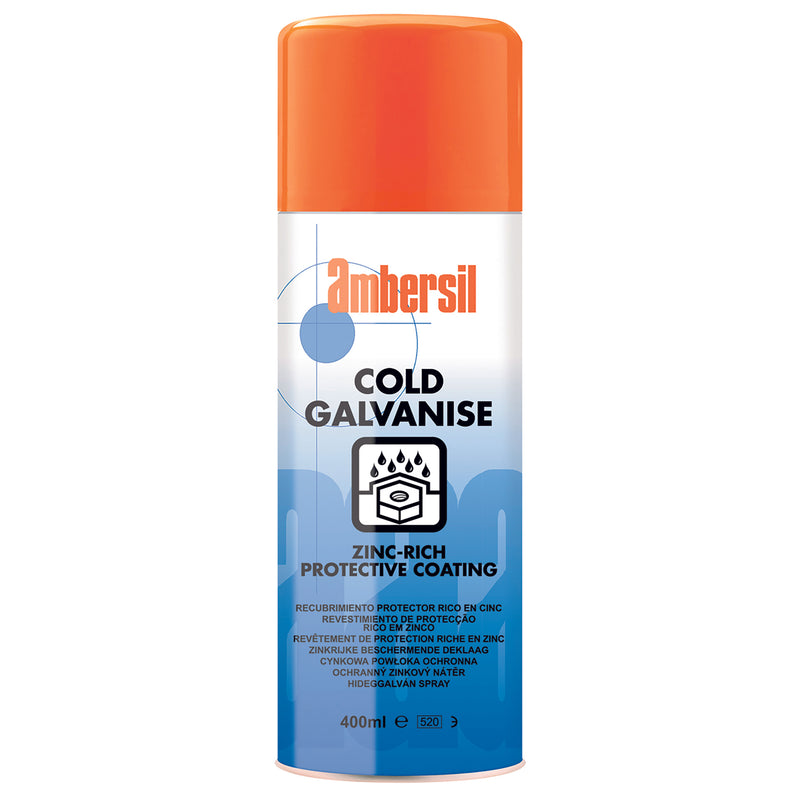 COLD GALVANISED SPRAY Z-RICH PROT COAT 400ML; 6190011001 product image by Ambersil